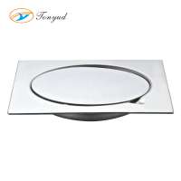 Stainless Steel Brushed Square Bathroom Shower Floor Drain